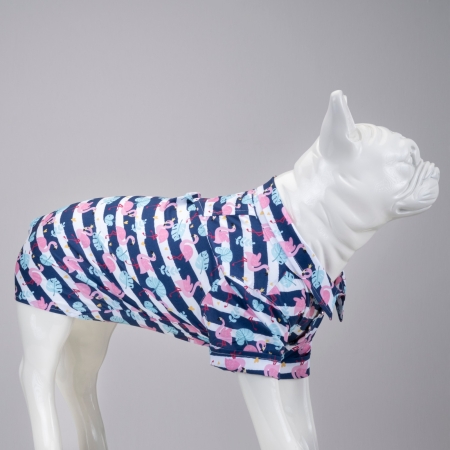 Lindodogs - Flamingo Dog Shirt (1)