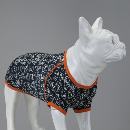 Lindodogs - Funny Skull Dog Tshirt