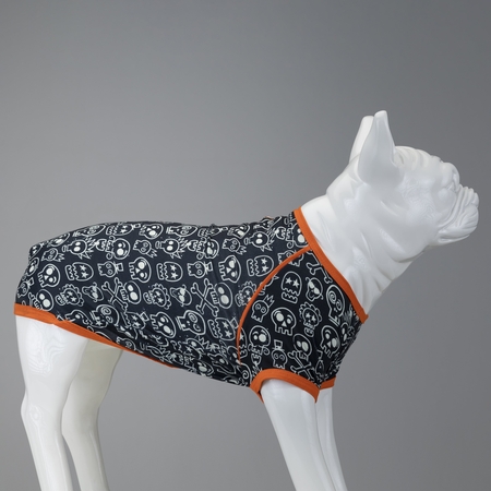 Lindodogs - Funny Skull Dog Tshirt (1)