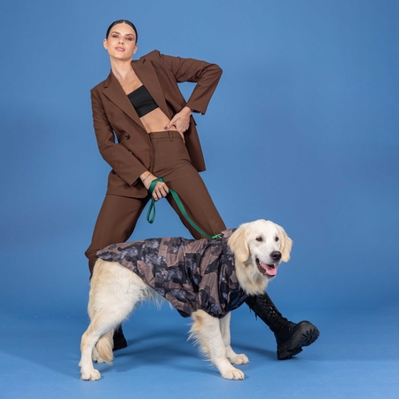 Lindodogs - Ghost İçi Polarlı Su Geçirmez Köpek Yağmurluğu (1)