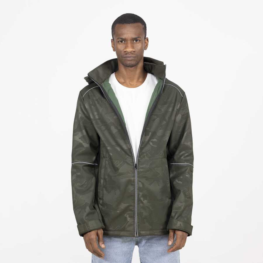 Lindo People Army Green Unisex Raincoat