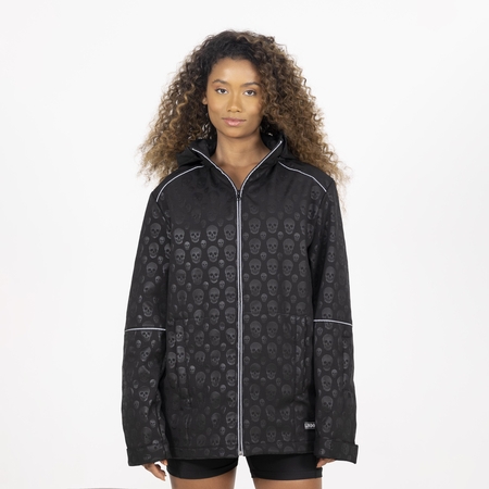Lindodogs - Lindo People Black Skull Unisex Raincoat (1) Lindodogs - Lindo People Black Skull Unisex Raincoat (1)