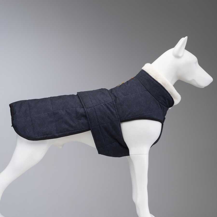 Luxury Plus Dark Blue Dog Coat
