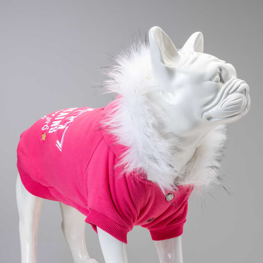 Mountains Pembe Küçük ve Orta Irk Köpek Sweatshirt