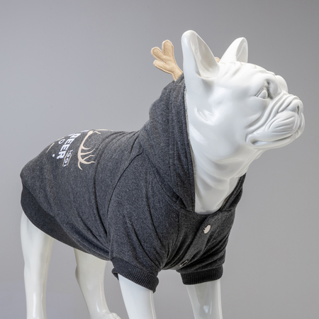 Lindodogs - North Deer Antrasit Küçük ve Orta Irk Köpek Sweatshirt Lindodogs - North Deer Antrasit Küçük ve Orta Irk Köpek Sweatshirt
