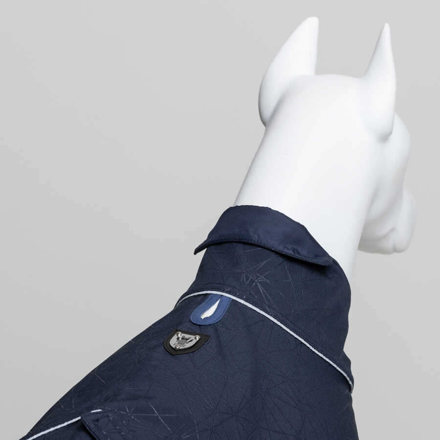 Softshell Magnetic Navy Küçük,Orta ve Büyük Irk Köpek Yağmurluğu