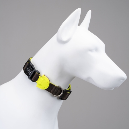 Lindodogs - Urban Glow Dark Coffee Boyun Tasması Lindodogs - Urban Glow Dark Coffee Boyun Tasması